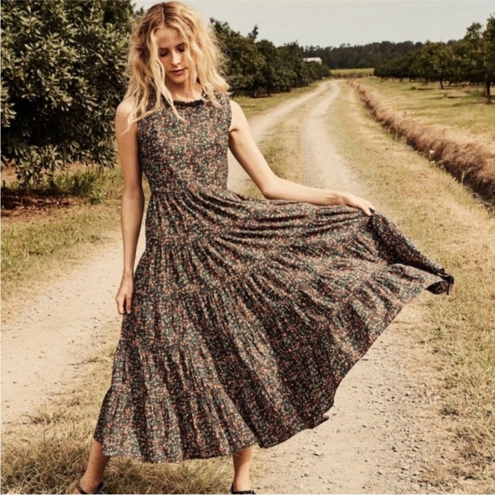 DOEN midi raven dress black petit jardin. Size S.